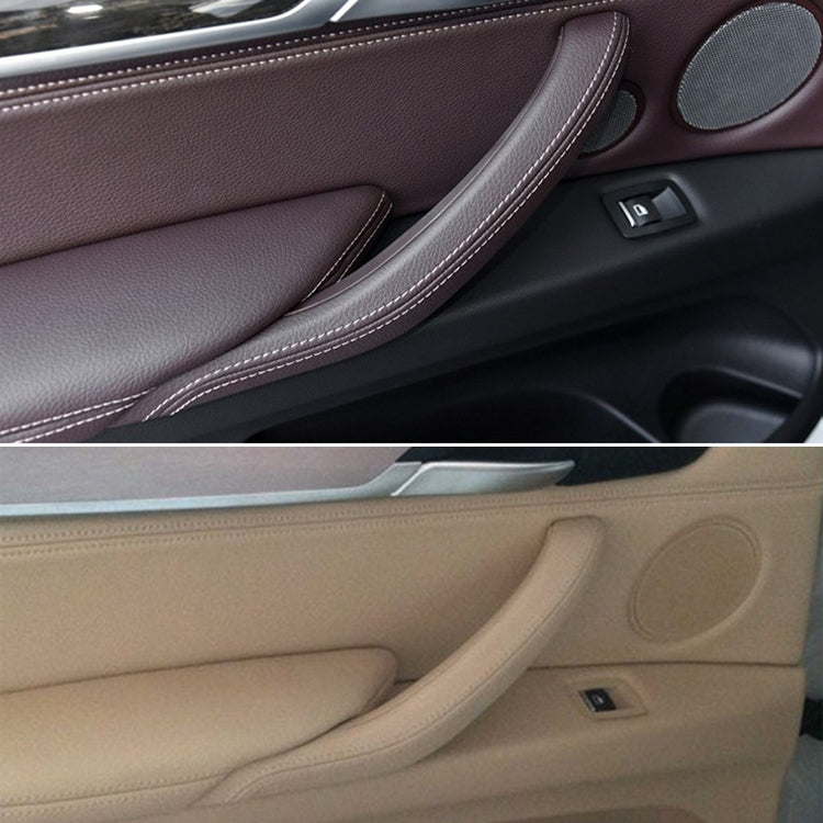 Car Right Side Inside Doors Handle Pull Trim Cover for BMW X5 / X6, Left Driving (Dark Coffee) - Door Handles by PMC TechLife | Online Shopping South Africa | PMC TechLife | Buy Now Pay Later Mobicred