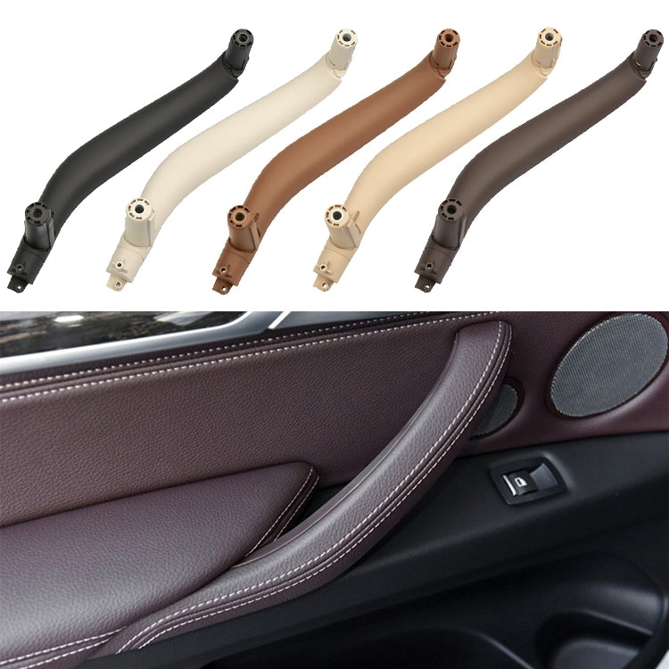 Car Left Side Inside Doors Handle Pull Trim Cover for BMW X5 / X6, Left Driving (Beige) - free shipping - PMC TechLife - Order now!