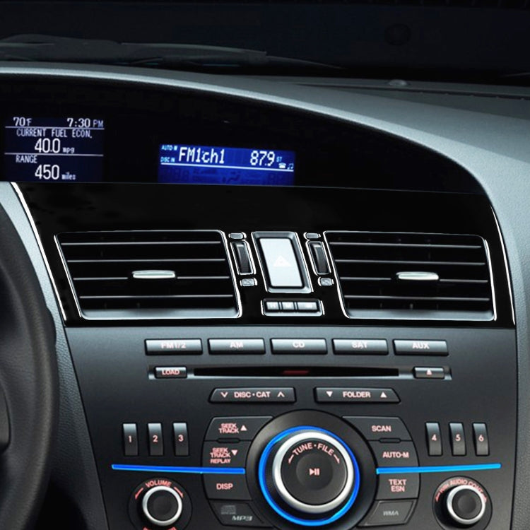 For Mazda 3 Axela 2010-2013 2 in 1 Car Central Vent Set A Decorative Sticker, Left Drive - Car Interior Mouldings by PMC TechLife | Online Shopping South Africa | PMC TechLife | Buy Now Pay Later Mobicred