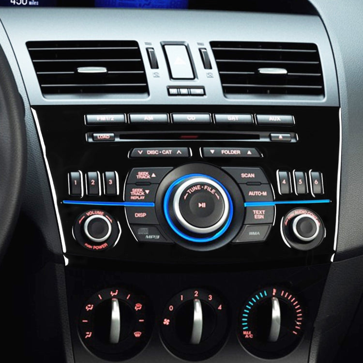 For Mazda 3 Axela 2010-2013 Car Radio Panel Decorative Sticker, Left and Right Drive Universal - free shipping - PMC TechLife - Order now!