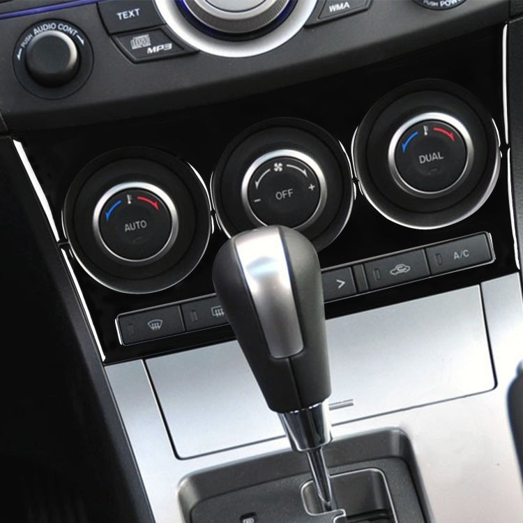 For Mazda 3 Axela 2010-2013 Car AC Button A Decorative Sticker, Left and Right Drive Universal - Car Interior Mouldings by PMC TechLife | Online Shopping South Africa | PMC TechLife | Buy Now Pay Later Mobicred