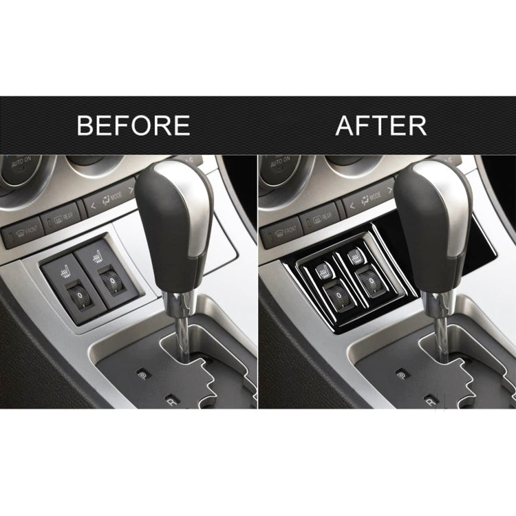 For Mazda 3 Axela 2010-2013 Car Seat Heating Button Set Decorative Sticker, Left and Right Drive Universal - Car Interior Mouldings by PMC TechLife | Online Shopping South Africa | PMC TechLife | Buy Now Pay Later Mobicred