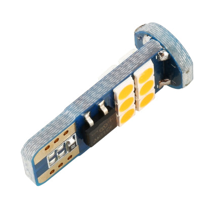 2 PCS T10 DC12 / 1W 9LEDs SMD-3030 Car Clearance Light(Yellow Light) - Clearance Lights by PMC Jewellery | Online Shopping South Africa | PMC Jewellery | Buy Now Pay Later Mobicred