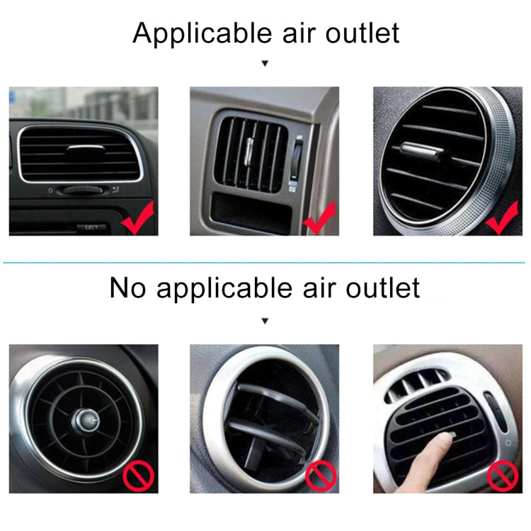 F203A Portable Car Air Outlet Electric Cooling Fan - Heating & Fans by PMC TechLife | Online Shopping South Africa | PMC TechLife