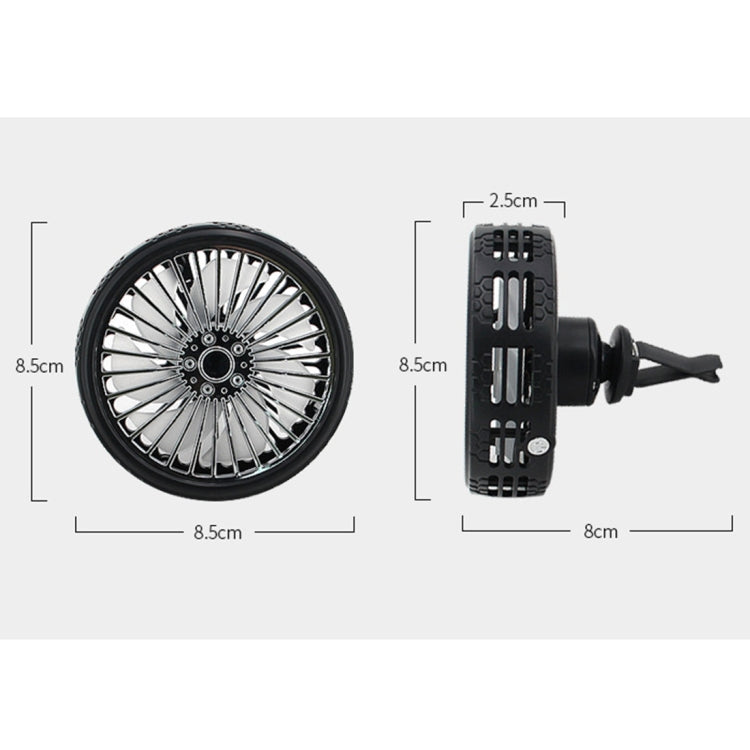 F203A Portable Car Air Outlet Electric Cooling Fan - Heating & Fans by PMC TechLife | Online Shopping South Africa | PMC TechLife