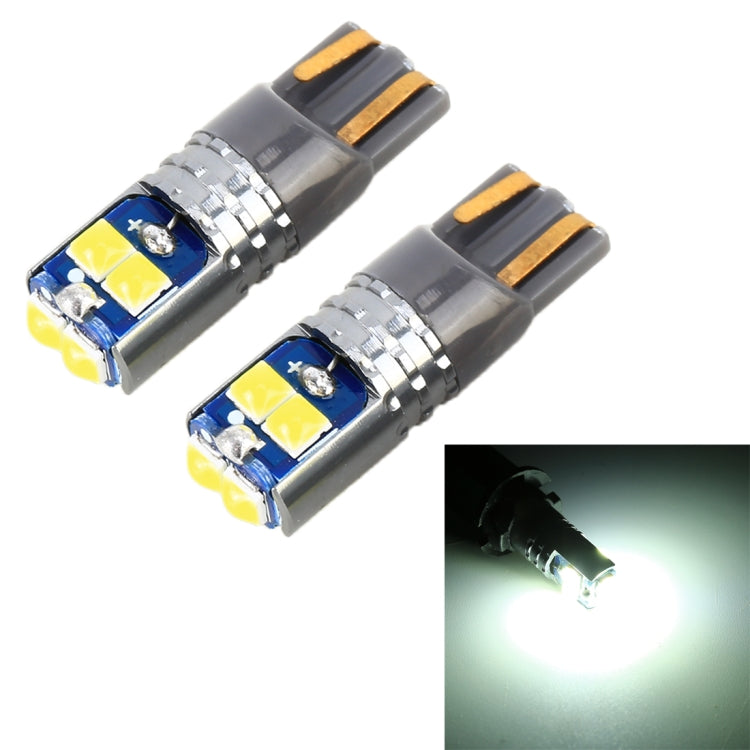 2 PCS T10 / W5W / 168 DC12-24V / 1.8W / 6000K / 140LM Car Clearance Light 4LEDs SMD-3030 Lamp Beads with Decoding & Constant Current - Clearance Lights by PMC Jewellery | Online Shopping South Africa | PMC Jewellery | Buy Now Pay Later Mobicred