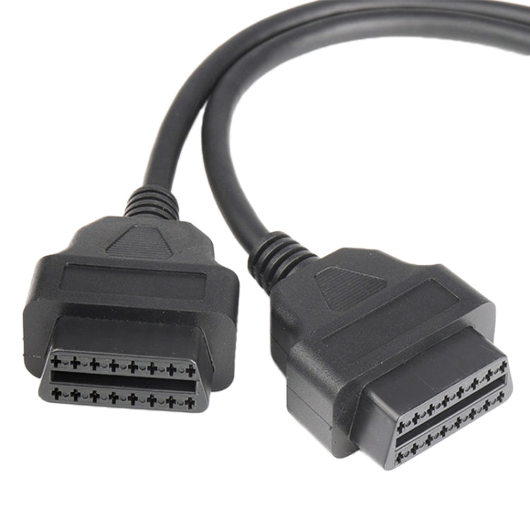 16PIN Car L Shape 90 Degree Connect OBD Diagnostic Extended Cable OBD2 Male to Female Cable - Cables & Connectors by PMC Jewellery | Online Shopping South Africa | PMC Jewellery | Buy Now Pay Later Mobicred