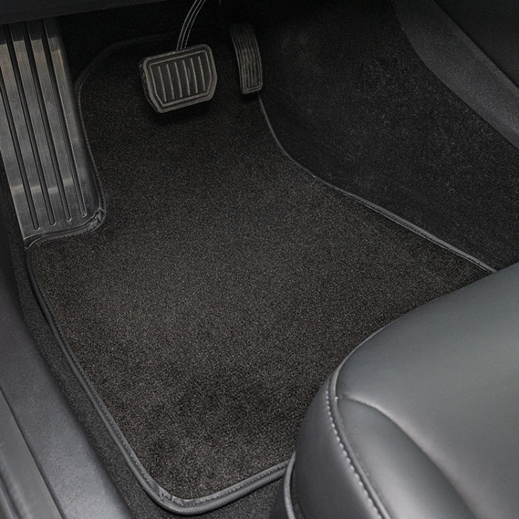 3 in 1 Car Velvet Foot Mat for Tesla Model 3 - Floor Mats by PMC TechLife | Online Shopping South Africa | PMC TechLife | Buy Now Pay Later Mobicred