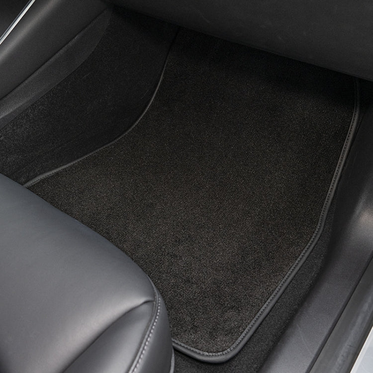 3 in 1 Car Velvet Foot Mat for Tesla Model 3 - Floor Mats by PMC TechLife | Online Shopping South Africa | PMC TechLife | Buy Now Pay Later Mobicred