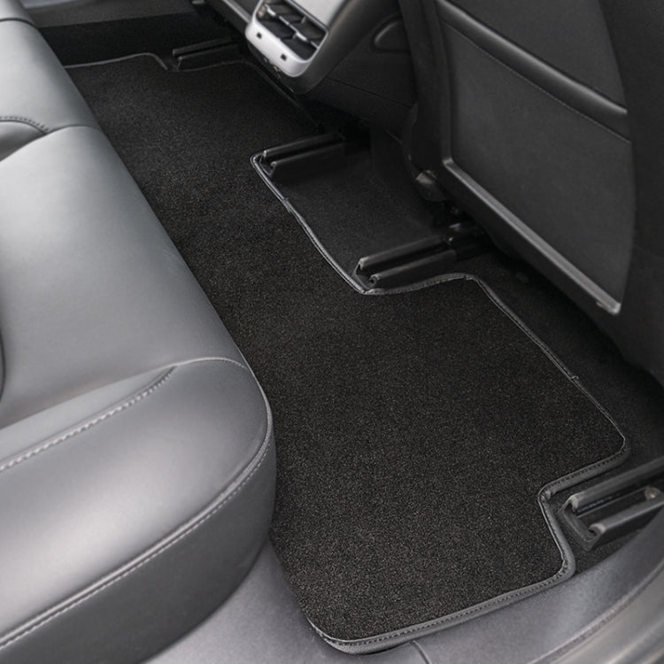 3 in 1 Car Velvet Foot Mat for Tesla Model 3 - Floor Mats by PMC TechLife | Online Shopping South Africa | PMC TechLife | Buy Now Pay Later Mobicred