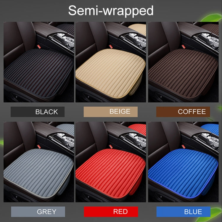 3 in 1 Car Seat Cushion Free Binding Half Inclusive Seat Mat Set (Beige) - Seat Accessories by PMC TechLife | Online Shopping South Africa | PMC TechLife | Buy Now Pay Later Mobicred