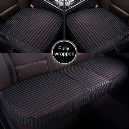 3 in 1 Car Seat Cushion Free Binding All Inclusive Seat Mat Set (Black) - Seat Accessories by PMC Jewellery | Online Shopping South Africa | PMC Jewellery | Buy Now Pay Later Mobicred