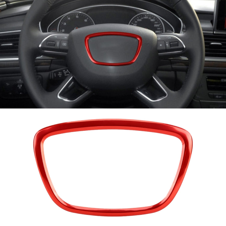 Car Auto Steering Wheel Ring Cover Trim Sticker Decoration for Audi (Red) - Decoration Rings by PMC TechLife | Online Shopping South Africa | PMC TechLife | Buy Now Pay Later Mobicred