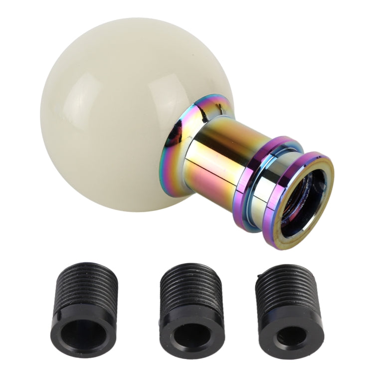 Universal Car Ball Shape Gear Head Gear Shift Knob (Beige) - Shift Knob by PMC TechLife | Online Shopping South Africa | PMC TechLife | Buy Now Pay Later Mobicred