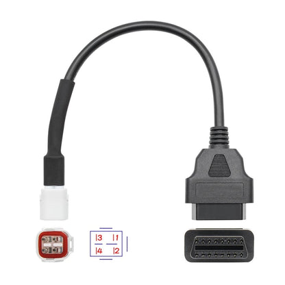 Motorcycle OBD Female to 4PIN Connector Cable for Yamaha - Cables & Connectors by PMC Jewellery | Online Shopping South Africa | PMC Jewellery | Buy Now Pay Later Mobicred