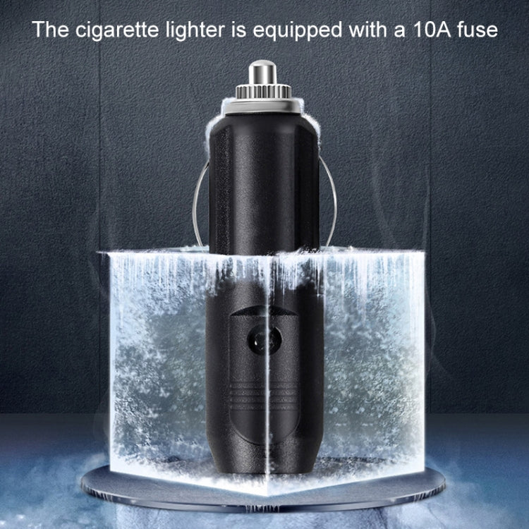 Car 12V Portable Inflatable Cylinder Pedal Pointer Air Pump with Light - free shipping - PMC TechLife - Order now!