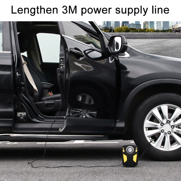 Car 12V Portable Inflatable Cylinder Pedal Pointer Air Pump with Light & Tool Box - Inflatable Pump by PMC TechLife | Online Shopping South Africa | PMC TechLife