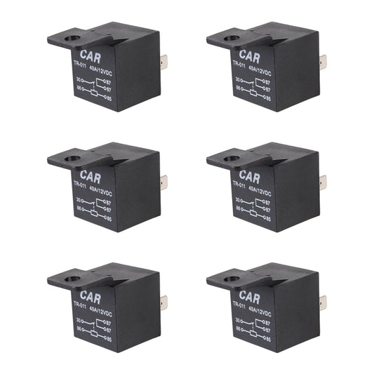 6 PCS TR-011 40A 4P Car Relay - Relays by PMC Jewellery | Online Shopping South Africa | PMC Jewellery | Buy Now Pay Later Mobicred