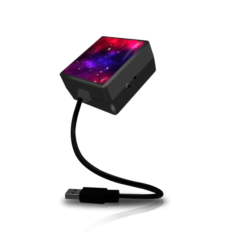 C208 5V 0.1W IPX4 USB Car Rotating Star Lights Red Blue Starry Sky Atmosphere Lamp - Atmosphere lights by PMC Jewellery | Online Shopping South Africa | PMC Jewellery | Buy Now Pay Later Mobicred