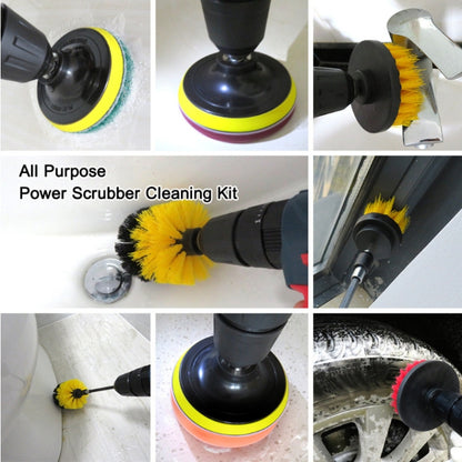 22 in 1 Floor Wall Window Glass Cleaning Descaling Electric Drill Brush Head Set - Sponges, Cloths & Brushes by PMC Jewellery | Online Shopping South Africa | PMC Jewellery | Buy Now Pay Later Mobicred