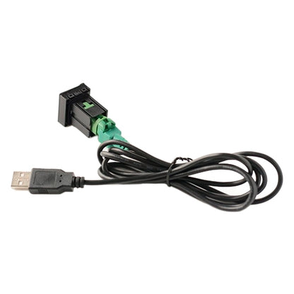 Car Center Console CD Reserved Position Modified 2.6x2.3cm USB Interface Conversion Cable Wiring Harness for Volkswagen / Audi / Skoda, Cable Length: 1m - Car Switches by PMC Jewellery | Online Shopping South Africa | PMC Jewellery | Buy Now Pay Later Mobicred