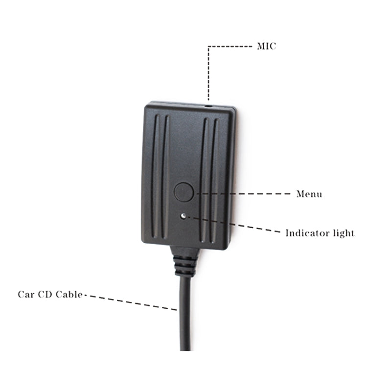 Car 5Pin AUX Bluetooth MP3 Adaptor Audio Cable + MIC for Ford BaBf Falcon - DIY Cables by PMC TechLife | Online Shopping South Africa | PMC TechLife | Buy Now Pay Later Mobicred