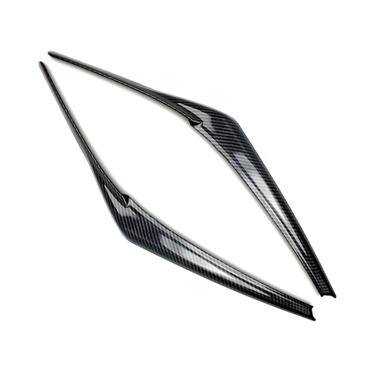 Car Headlight Eyebrow Decoration Sticker for Toyota Camry 2018+ (Carbon Fiber Black) - Lamp Decoration by PMC Jewellery | Online Shopping South Africa | PMC Jewellery | Buy Now Pay Later Mobicred