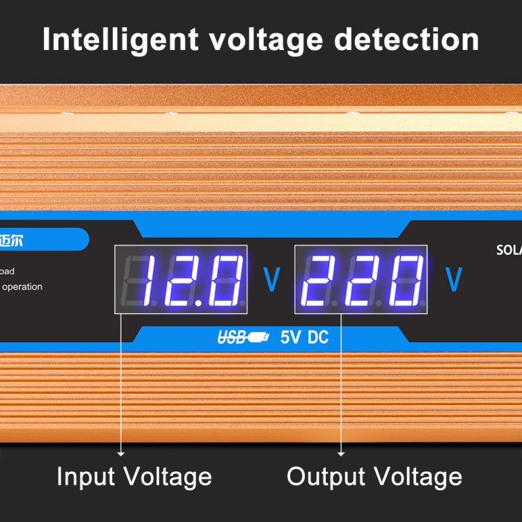 Carmaer Modified Sine Wave 12V to 220V 500W Car Multi-function Double Digital Display Inverter Household Power Converter - Modified Square Wave by PMC Jewellery | Online Shopping South Africa | PMC Jewellery | Buy Now Pay Later Mobicred