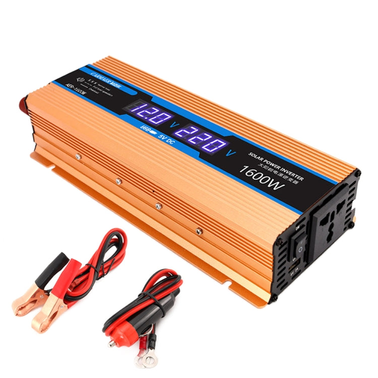 Carmaer Modified Sine Wave 24V to 220V 1600W Car Multi-function Double Digital Display Inverter Household Power Converter - Modified Square Wave by PMC TechLife | Online Shopping South Africa | PMC TechLife | Buy Now Pay Later Mobicred