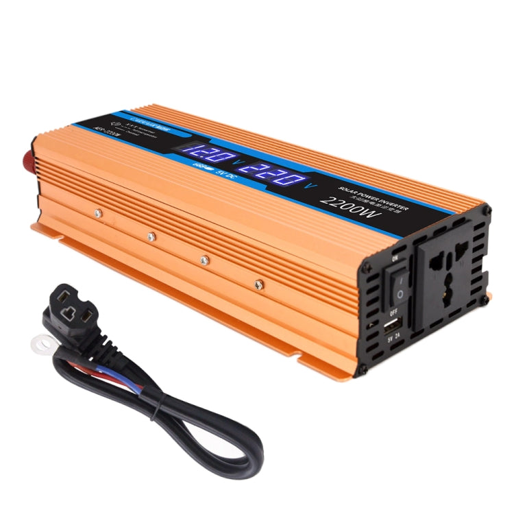 Carmaer Modified Sine Wave 60V to 220V 2200W Car Multi-function Double Digital Display Inverter Household Power Converter - Modified Square Wave by PMC Jewellery | Online Shopping South Africa | PMC Jewellery | Buy Now Pay Later Mobicred