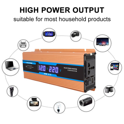 Carmaer Modified Sine Wave 60V to 220V 2200W Car Multi-function Double Digital Display Inverter Household Power Converter - Modified Square Wave by PMC Jewellery | Online Shopping South Africa | PMC Jewellery | Buy Now Pay Later Mobicred