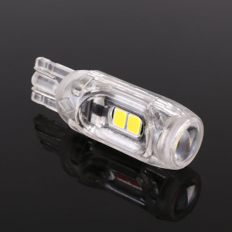 10 PCS T10 DC12V / 1W Car Clearance Light 5LEDs SMD-3030 Lamp Beads (White Light) - Clearance Lights by PMC TechLife | Online Shopping South Africa | PMC TechLife | Buy Now Pay Later Mobicred