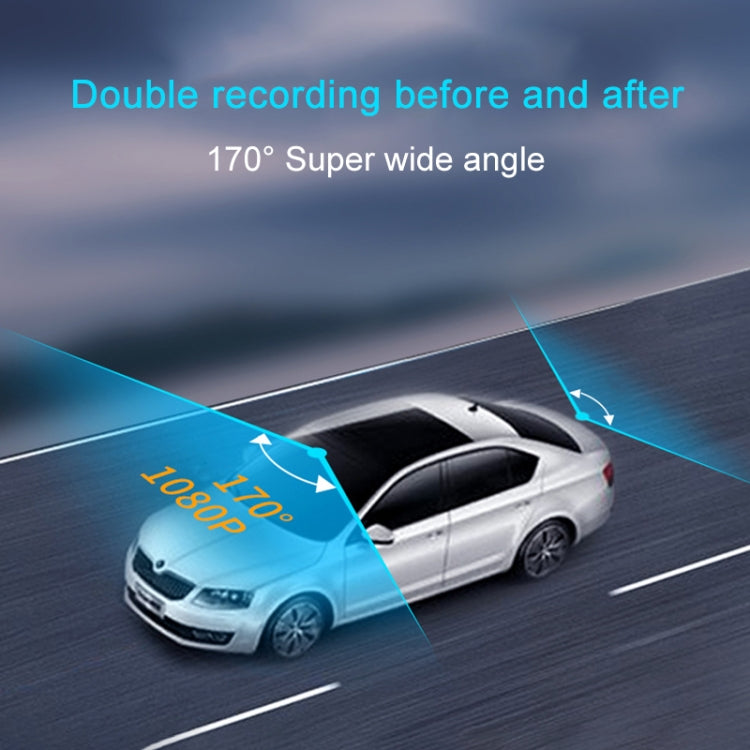 D910 4 inch 1080P HD Night Vision Dual Record Driving Recorder - Car DVRs by PMC TechLife | Online Shopping South Africa | PMC TechLife | Buy Now Pay Later Mobicred