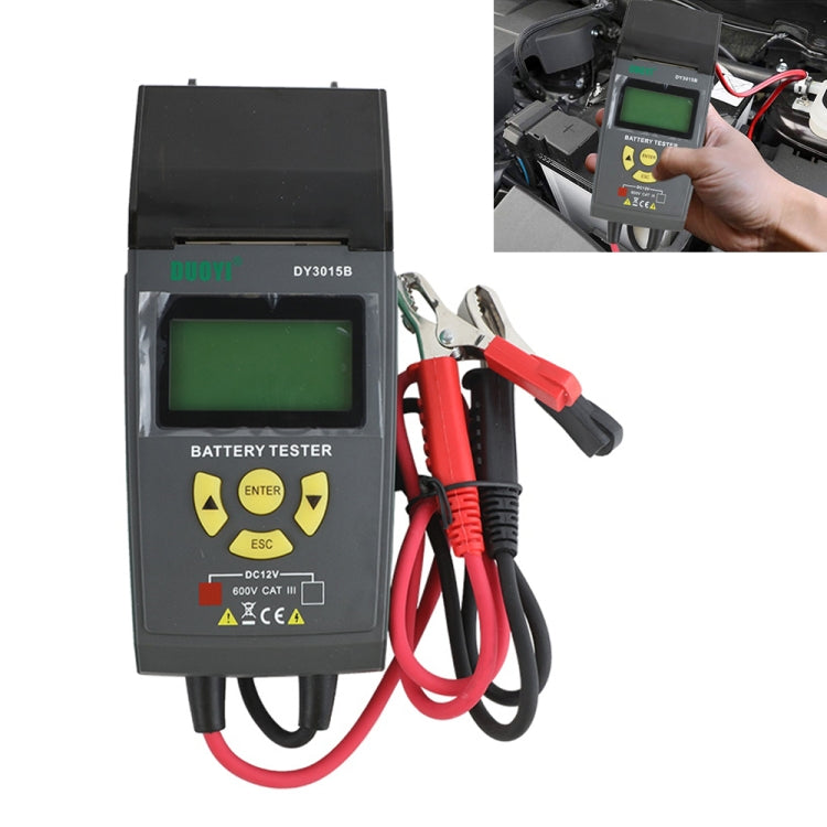 DUOYI DY3015B Car Multi-language 12V Battery Tester - free shipping - PMC TechLife - Order now!