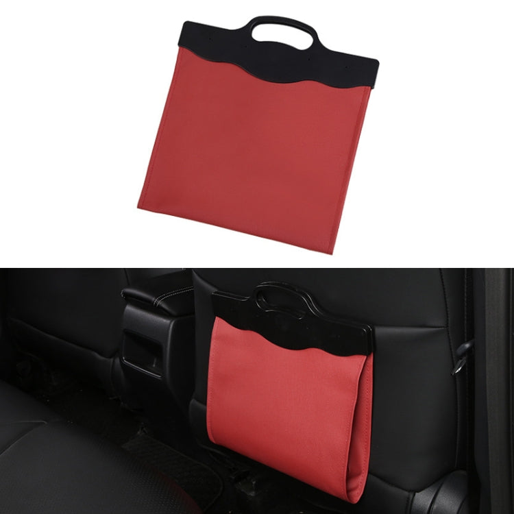 Car Multi-functional Hanging Front Trash Can with LED Light, 32 x 28cm (Wine Red) - Stowing Tidying by PMC TechLife | Online Shopping South Africa | PMC TechLife | Buy Now Pay Later Mobicred
