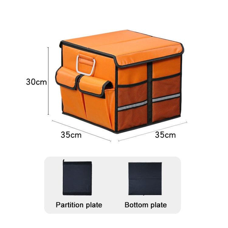 Car Trunk Foldable Storage Box, Capacity: 36L (Orange) - Stowing Tidying by PMC TechLife | Online Shopping South Africa | PMC TechLife | Buy Now Pay Later Mobicred