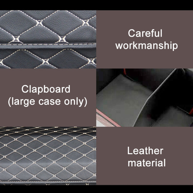 Car Trunk Foldable Storage Box, Rhombic Grid Large Size: 54 x 32 x 30cm (Black Red) - Stowing Tidying by PMC TechLife | Online Shopping South Africa | PMC TechLife | Buy Now Pay Later Mobicred