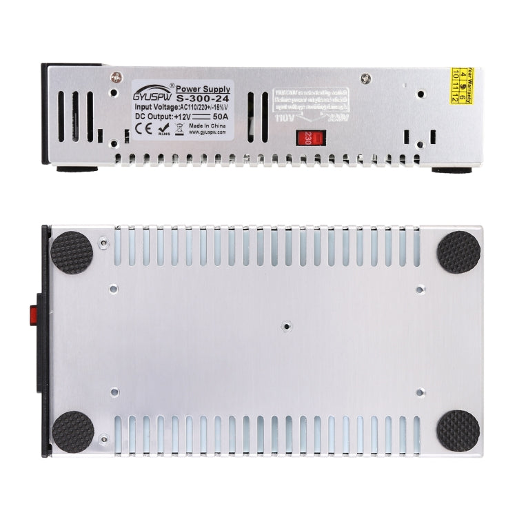 S-300-24 DC24V 300W 12.5A DIY Regulated DC Switching Power Supply Power Step-down Transformer with Clip - Step-down Transformer by PMC TechLife | Online Shopping South Africa | PMC TechLife | Buy Now Pay Later Mobicred