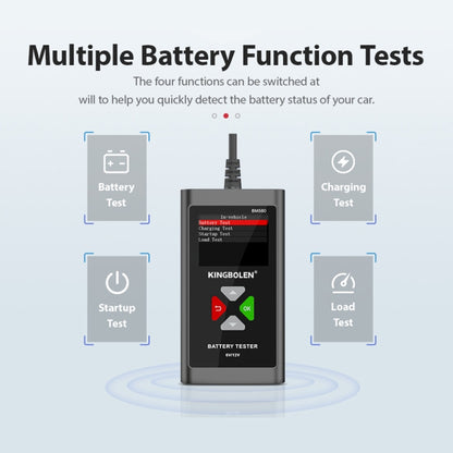 KINGBOLEN BM580 6V 12V Car Digital Load Battery Tester - Electronic Test by PMC Jewellery | Online Shopping South Africa | PMC Jewellery