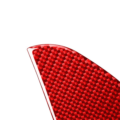 2 PCS / Set Carbon Fiber Car Door Anti-collision Cushion Decorative Sticker for Toyota Tundra 2014-2018,Left and Right Drive Universal (Red) - Car Interior Mouldings by PMC Jewellery | Online Shopping South Africa | PMC Jewellery | Buy Now Pay Later Mobicred