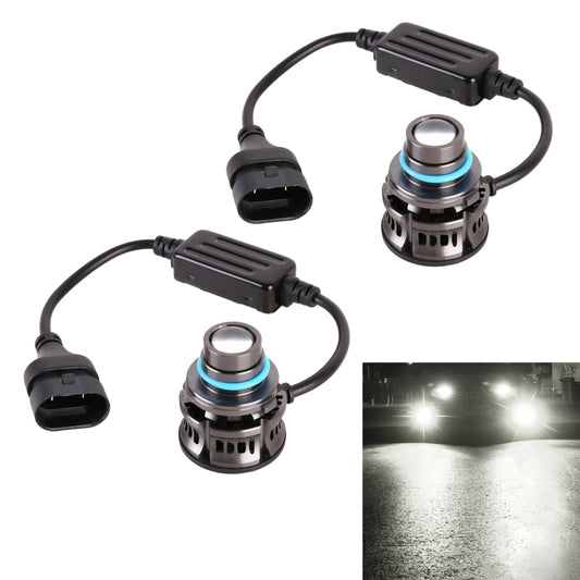 1 Pair 9006 27W / DC12V Car Aluminum Alloy Flashing LED Headlight (White Light) - LED Headlamps by PMC Jewellery | Online Shopping South Africa | PMC Jewellery | Buy Now Pay Later Mobicred