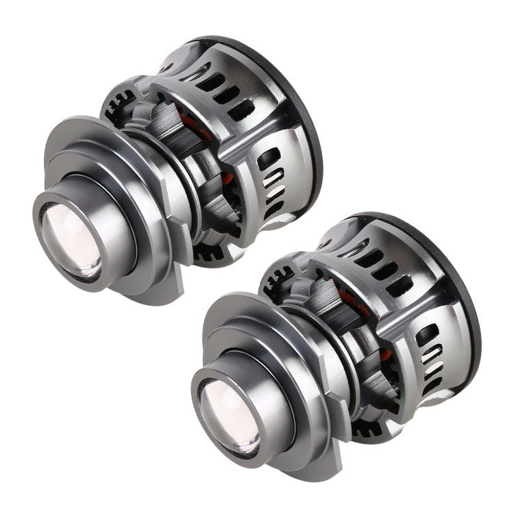 1 Pair H7 27W / DC12V Car Aluminum Alloy Flashing LED Headlight (Blue Light) - LED Headlamps by PMC TechLife | Online Shopping South Africa | PMC TechLife | Buy Now Pay Later Mobicred