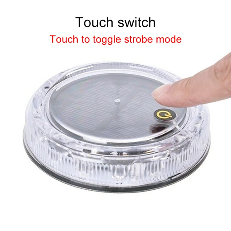 2 PCS Car Touch Light Solar LED Flashing Light - Warning Lights by PMC TechLife | Online Shopping South Africa | PMC TechLife | Buy Now Pay Later Mobicred
