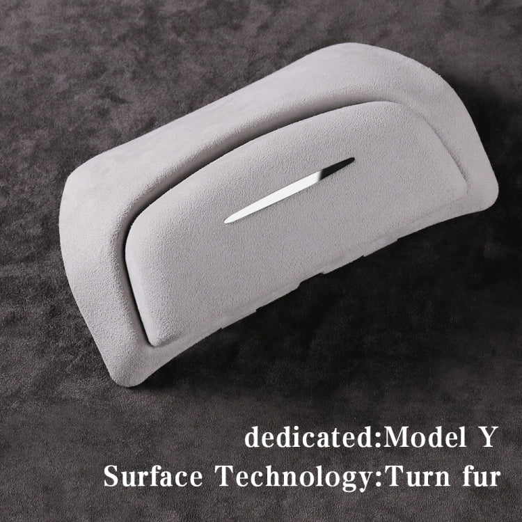 Car Suede Wrap Version Sunglasses Storage Box for Tesla Model Y - Sunglasses & Glasses Clips by PMC TechLife | Online Shopping South Africa | PMC TechLife | Buy Now Pay Later Mobicred