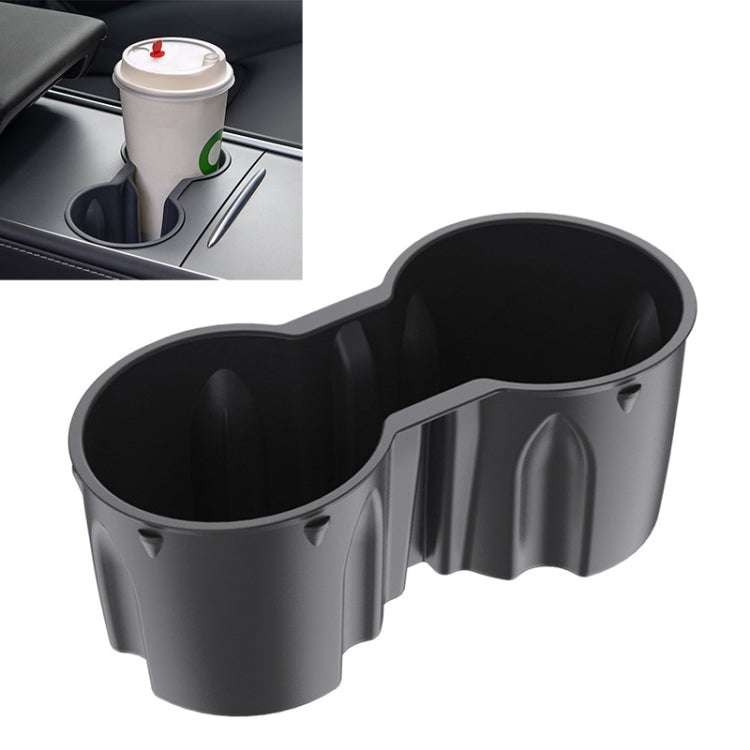 SHUNWEI SD-1054 Car Water Cup Holder for Tesla Model 3 / Y 2021-2022(Black) - Car Drink Holders by SHUNWEI | Online Shopping South Africa | PMC Jewellery