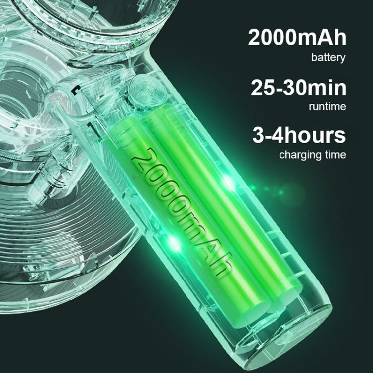 ST-6643 Car Wireless Handheld Vacuum Cleaner(Green) - Vacuum Cleaner by PMC TechLife | Online Shopping South Africa | PMC TechLife | Buy Now Pay Later Mobicred