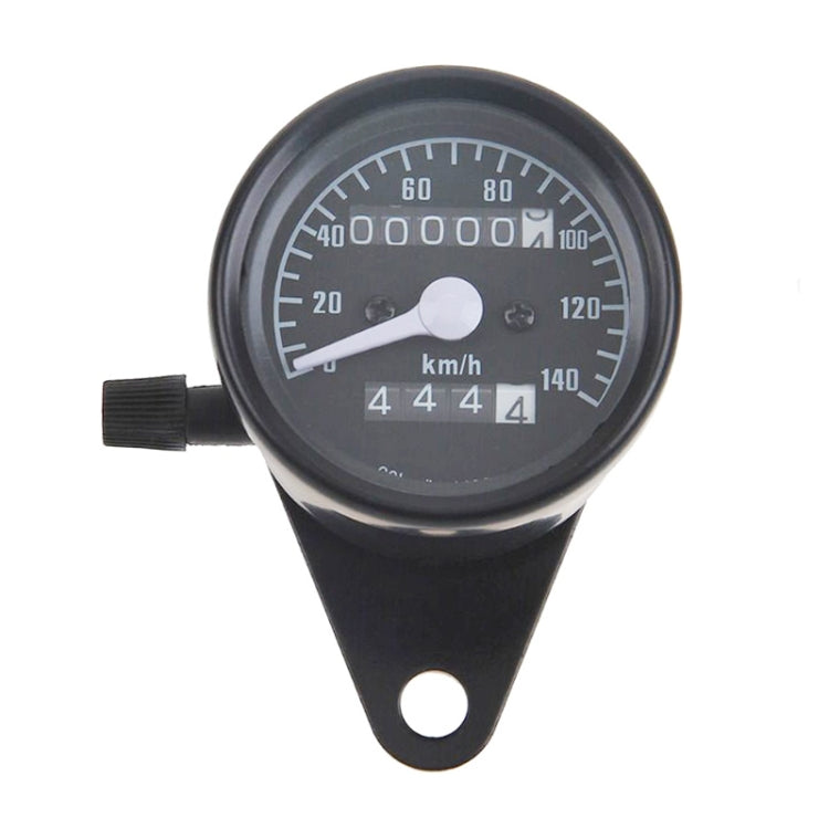 Motorcycle Retro Modified Odometer Speedometer Kilometer (Black) - Electrical Instruments by PMC Jewellery | Online Shopping South Africa | PMC Jewellery