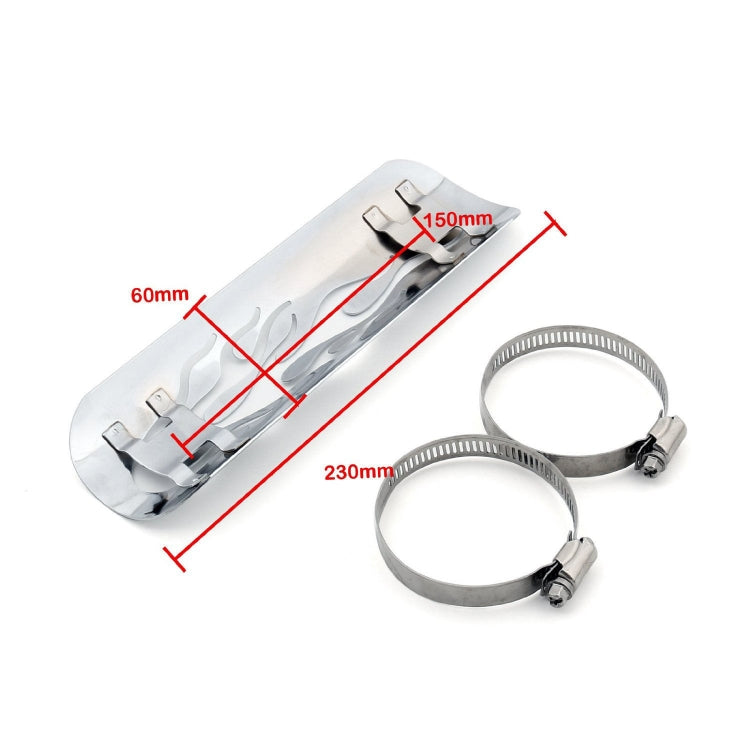 Motorcycle Modification Accessories Universal Retro Exhaust Pipe Heat Shield (Black) - Others by PMC TechLife | Online Shopping South Africa | PMC TechLife