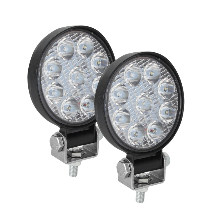 D0035 6.3W 10-30V DC 6000K 3 inch 9 LEDs Circle Offroad Truck Car Driving Light Spotlight Work Light Fog Light - Work Lights by PMC Jewellery | Online Shopping South Africa | PMC Jewellery | Buy Now Pay Later Mobicred