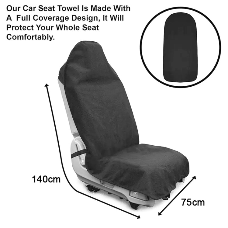 Car Universal Waterproof Anti-skid Seat Cover (Grey) - Seat Accessories by PMC Jewellery | Online Shopping South Africa | PMC Jewellery | Buy Now Pay Later Mobicred